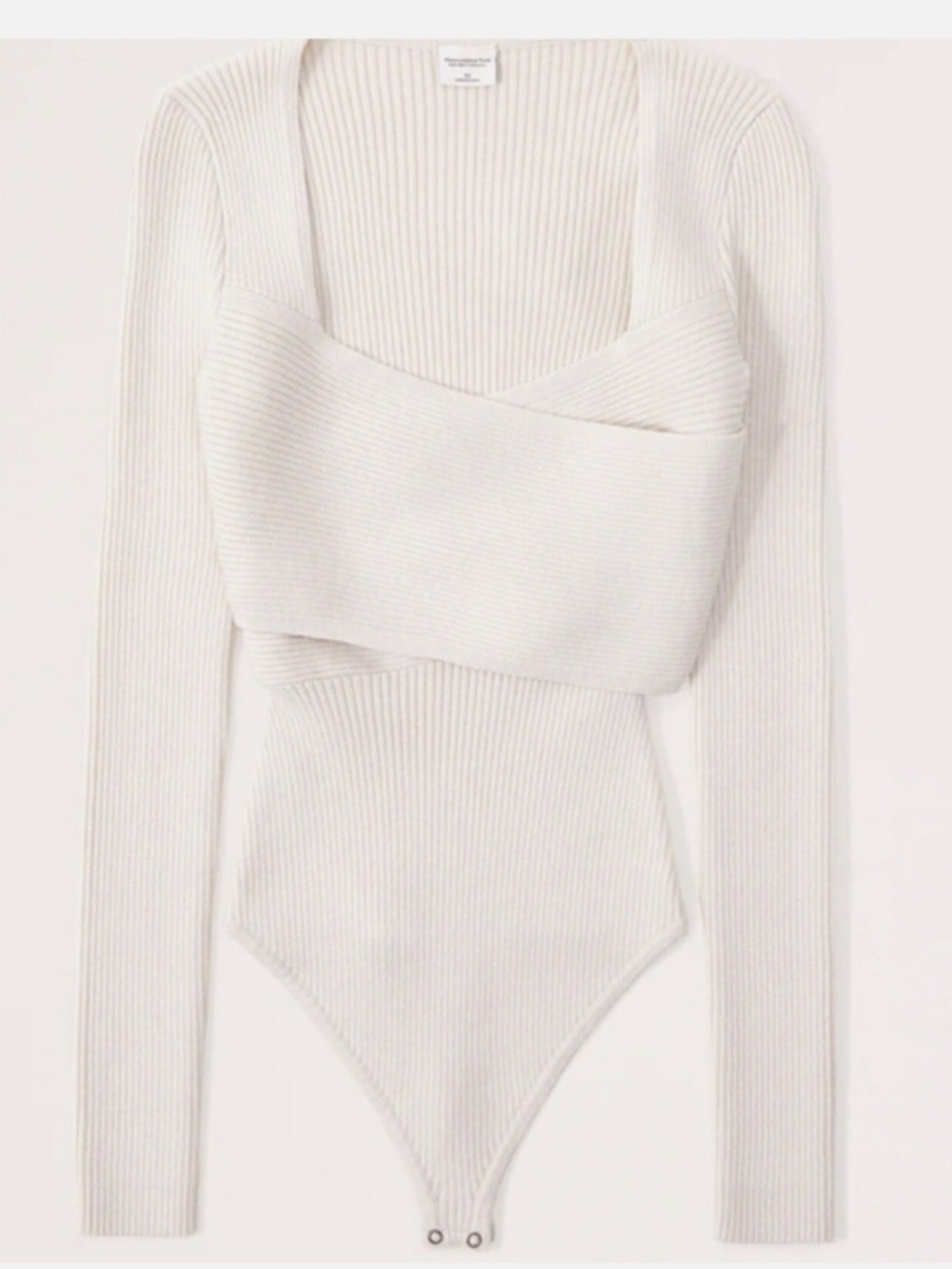 Abercrombie LuxLoft Wrap Bodysuit Sweater